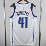 2022-23 Dallas Mavericks NOWITZKI #41 White Home Top Quality Hot Pressing NBA Jersey