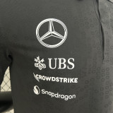 2024 F1 Mercedes Black Polo Racing Suit (有领)