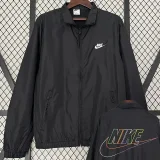 2024 New NK Black Windbreaker (背后大标志)