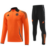 2024-25 Colombia Orange Half Pull Tracksuit (半拉链)