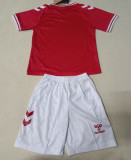 2024-25 Denmark Home Kids Soccer Jersey