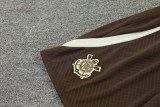 2024-25 Corinthians Brown Tank top and shorts suit