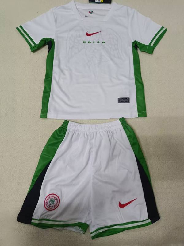 2024-25 Nigeria Home Kids Soccer Jersey