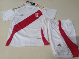 2024-25 Peru Home Kids Soccer Jersey