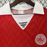 1988 Denmark Home Retro Soccer Jersey