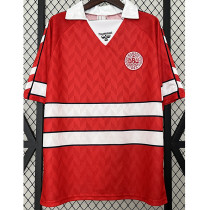 1988 Denmark Home Retro Soccer Jersey