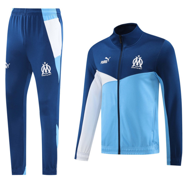 2024-25 Marseille Blue Jacket Tracksuit