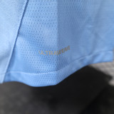 2024-25 Man City Home Long Sleeve Player Version Soccer Jersey (长袖球员)