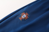 2024-25 Portugal Royal blue Jacket Tracksuit #01