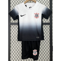 2024-25 Corinthians Home Kids Soccer Jersey