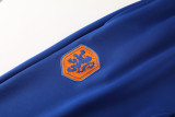 2024-25 Netherlands Fancy blue Jacket Tracksuit #01