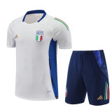 2024-25 Italy White Training Short Suit