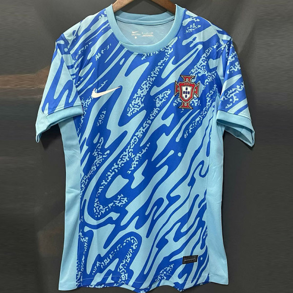 2024-25 Portugal Blue GoalKeeper Soccer Jersey