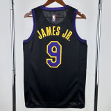 2022-23 LAKERS JAMES JR. #9 Black City Edition Top Quality Hot Pressing NBA Jersey