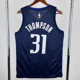 20-21 Dallas Mavericks THOMPSON #31 Royal Blue Top Quality Hot Pressing NBA Jersey (Trapeze Edition)飞人版