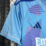 2024-25 RMA Blue GoalKeeper Fans Soccer Jersey