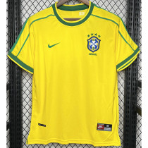 1998 Brazil Home Retro Soccer Jersey