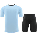 2024-25 BAR Light blue Training Short Suit