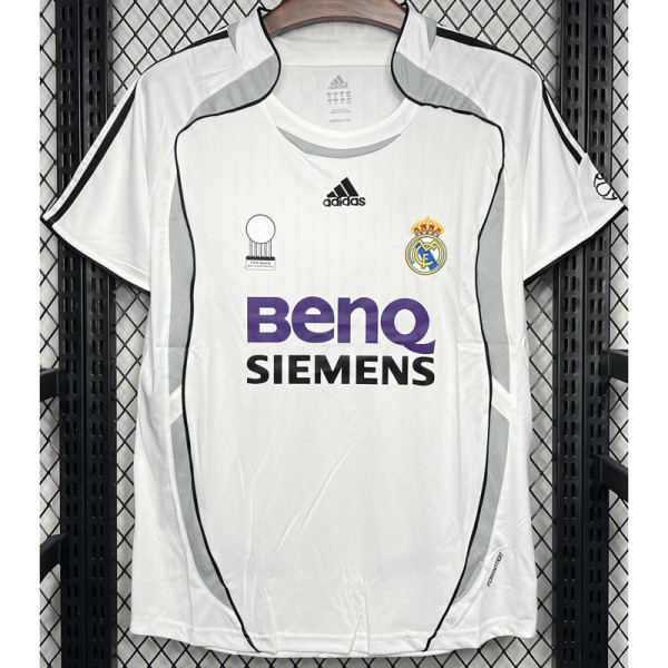 2006-2007 RMA Home Retro Soccer Jersey