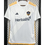 2024-25 LA Galaxy Home Fans Soccer Jersey (胸前带广告)