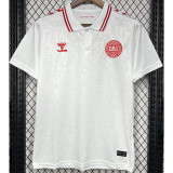 2024-25 Denmark Away Fans Soccer Jersey 胶标