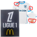 2024-25 Marseille Home 1:1 Fans Soccer Jersey (Print all Sponsor)