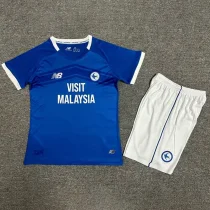 2024-25 Cardiff City Home Kids Soccer Jersey