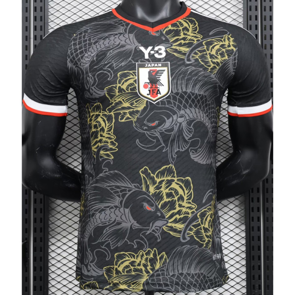 2024-25 Japan #鲤鱼Y3 Black Special Edition Player Version Soccer Jersey