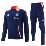 2024-25 Man Utd Royal blue Jacket Tracksuit