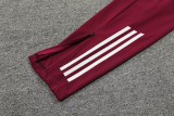 2024-25 Bayern White Red Half Pull Tracksuit (半拉链)