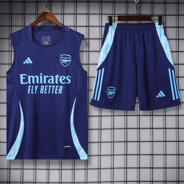 2024-25 ARS Royal blue Tank top and shorts suit