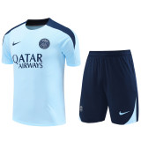 2024-25 PSG Light blue Training Short Suit