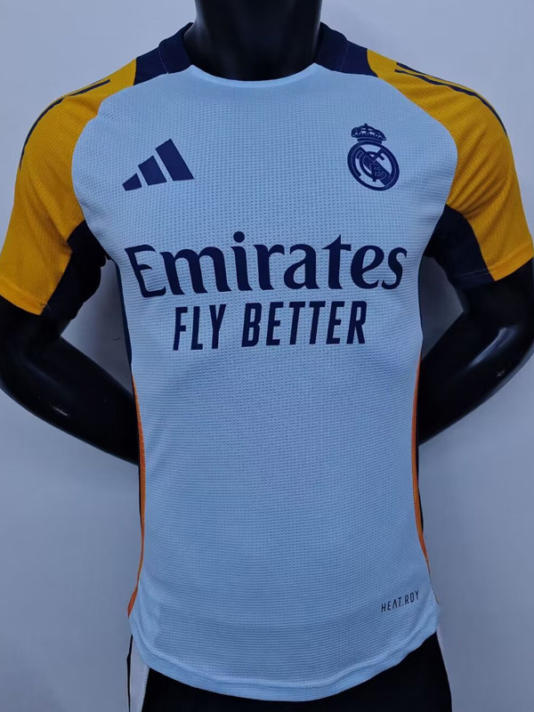 2024-25 RMA Light blue Player Version Training shirts