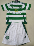 2024-25 Celtic Home Kids Soccer Jersey *带广告