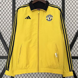 2024-25 Man Utd Yellow & Red Double Sided Windbreaker (双面风衣)