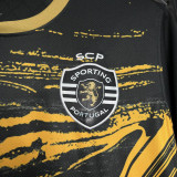 2024-25 Sporting Lisbon Black Special Edition Fans Soccer Jersey