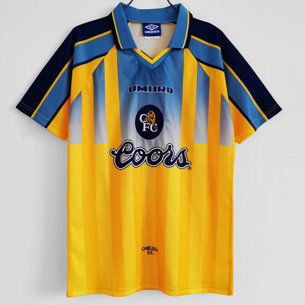 1995-1997 CHE Away Yellow Retro Soccer Jersey