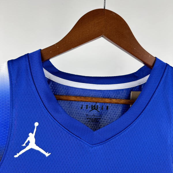 US 26.00 2024 Olympic Game France WEMBANYAMA 32 Blue Basketball