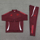 2024-25 Bayern Jujube red Jacket Tracksuit