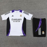 2024-25 RMA White Training Short Suit