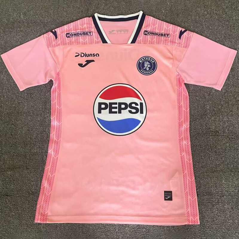 Us 14 50 2024 25 Motagua Pink Fans Soccer Jersey 莫塔瓜