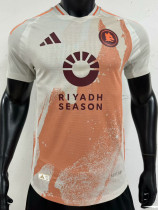 2024-25 Roma Away Player Version Soccer Jersey