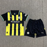 2024-25 Man City Away Kids Soccer Jersey