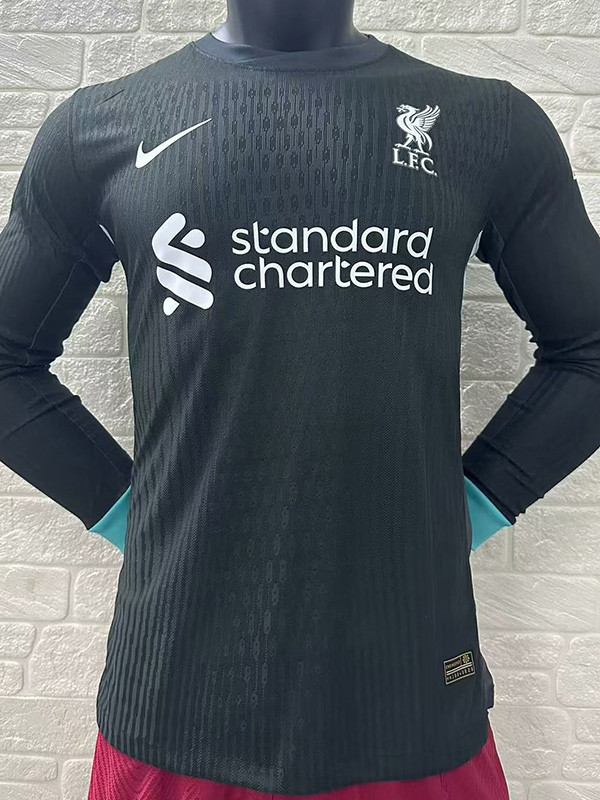 2024-25 LIV Away Long Sleeve Player Version Soccer Jersey (长袖球员)