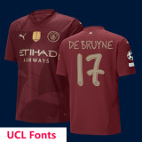 2024-25 Man City Third Kids Soccer Jersey