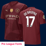 2024-25 Man City Third Kids Soccer Jersey