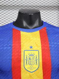 2024-25 Spain Blue Player Version Training shirts