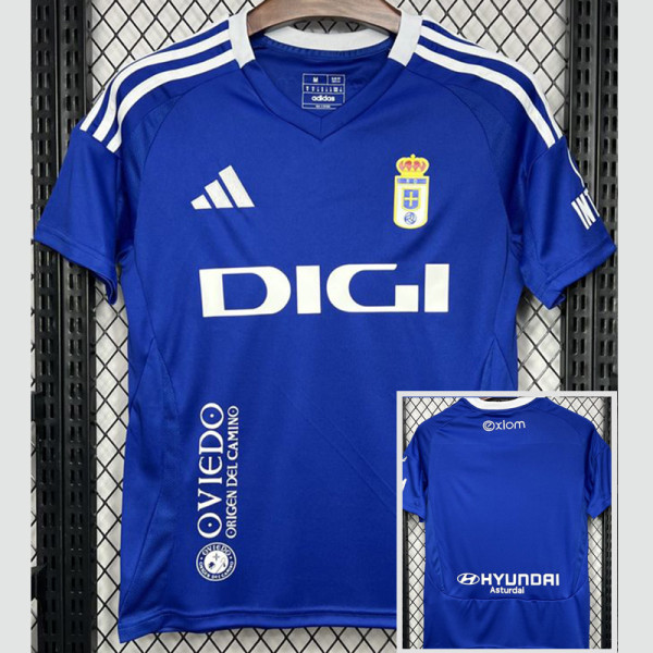 2024-25 Real Oviedo Home Fans Soccer Jersey