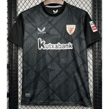 2024-25 Bilbao Black Goalkeeper Fans Soccer Jersey