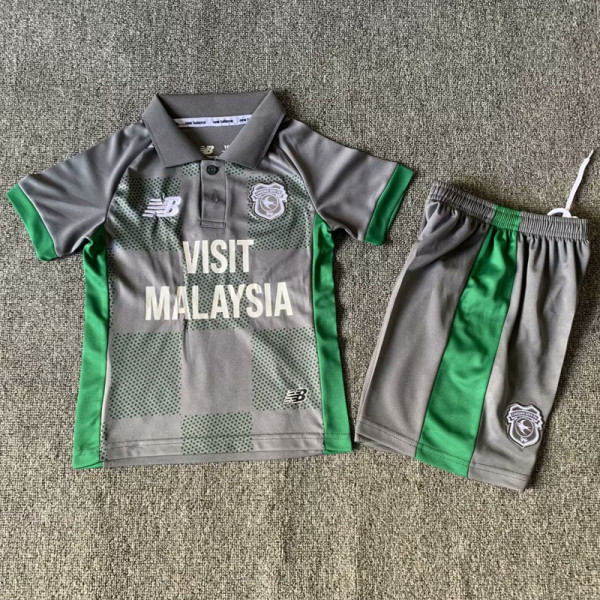 2024-25 Cardiff City Away Kids Soccer Jersey